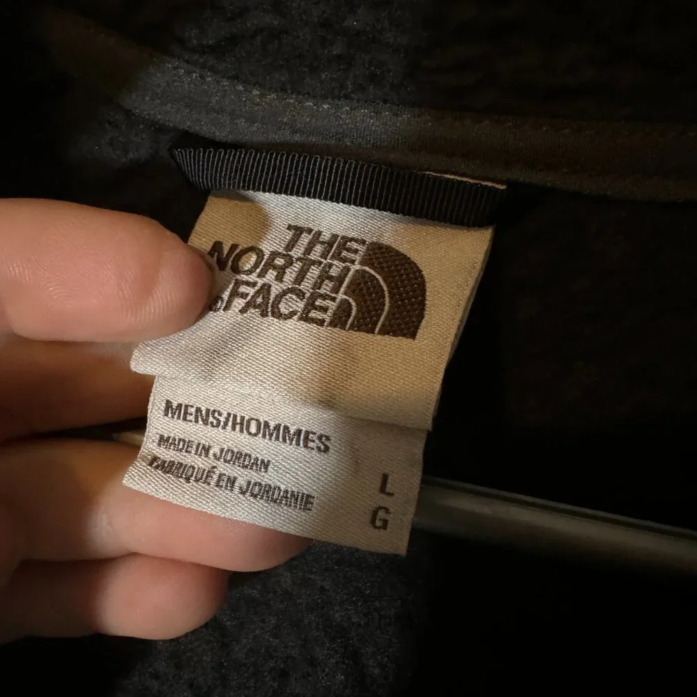 The North Face Cragmont Full Zip Fleece‎ Black Jacket Size L